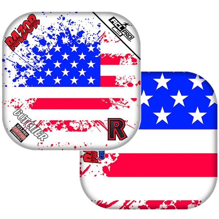 Butcher | Merica Flag | ACL PRO Razor Cornhole Bags