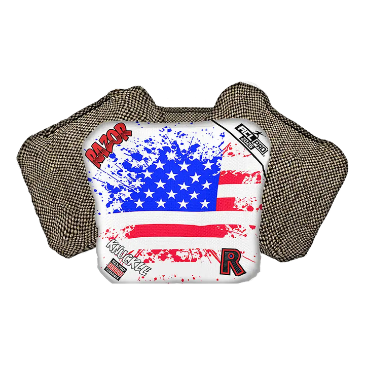 Knuckle | Merica Flag | ACL PRO Razor Cornhole Bags