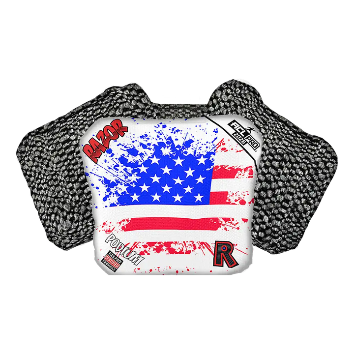 Podium | Merica Flag | ACL PRO Razor Cornhole Bags