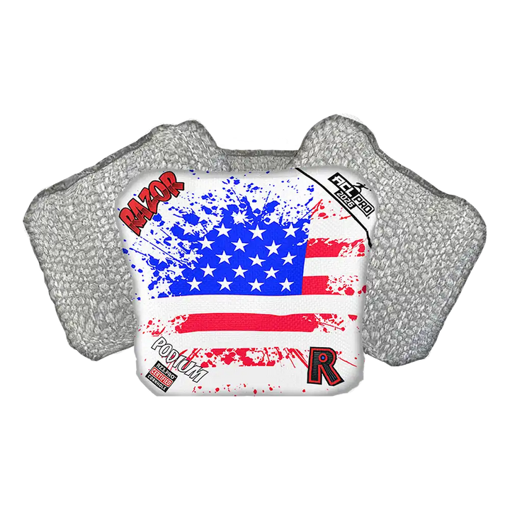 Podium | Merica Flag | ACL PRO Razor Cornhole Bags