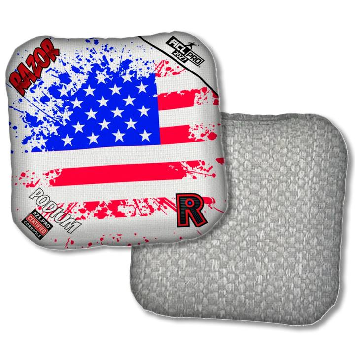 Podium PRO Merica Flag Silver Back Product View