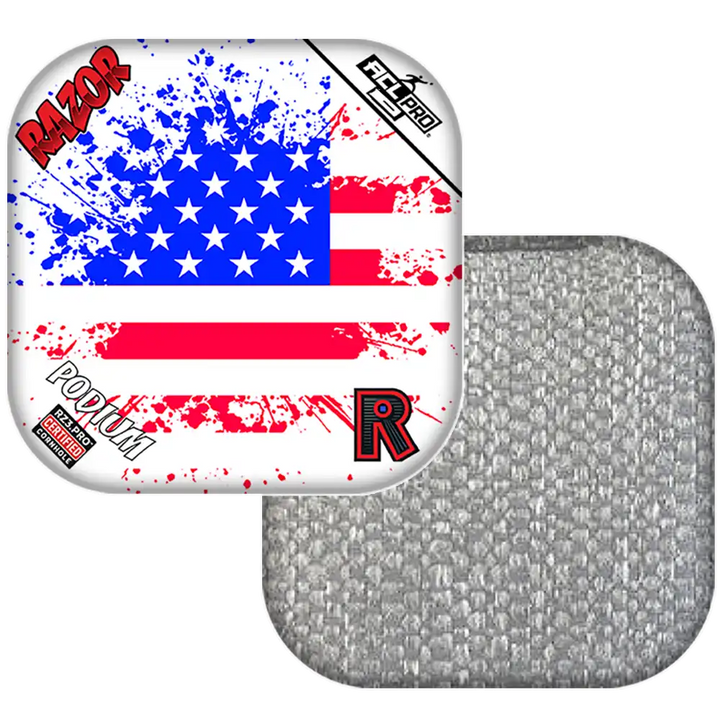 Podium | Merica Flag | ACL PRO Razor Cornhole Bags