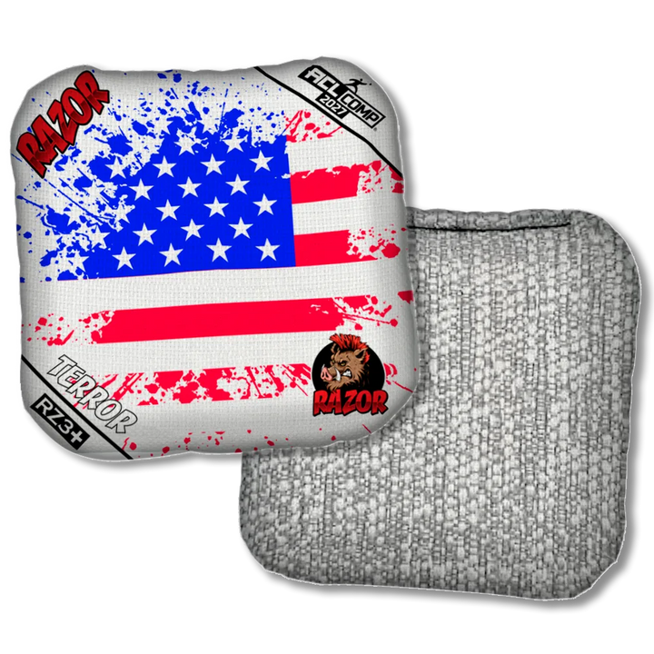 Terror COMP Merica Flag Silver Back Product View