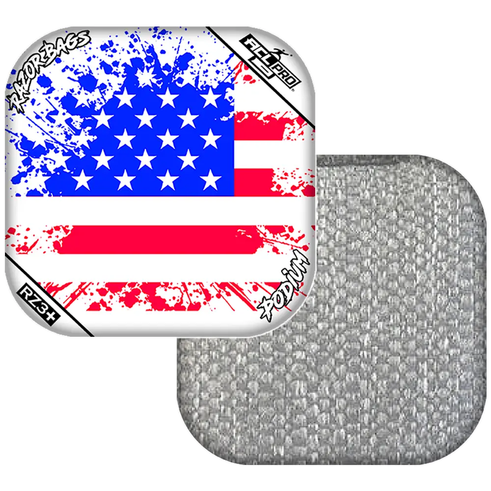 Podium | Merica Flag | ACL PRO Razor Cornhole Bags
