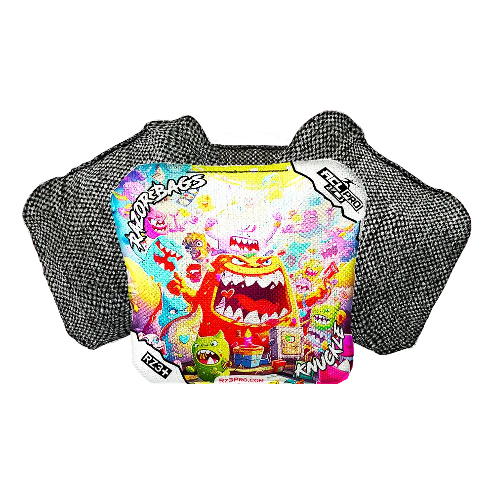 Knuckle | Monster Party | ACL PRO Razor Cornhole Bags