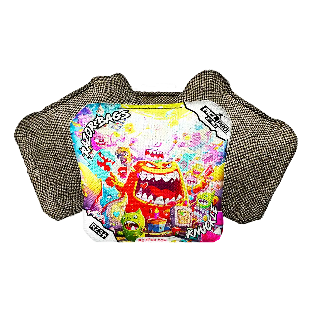 Knuckle | Monster Party | ACL PRO Razor Cornhole Bags