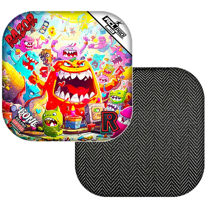 Bone | Monster Party | ACL PRO Razor Cornhole Bags