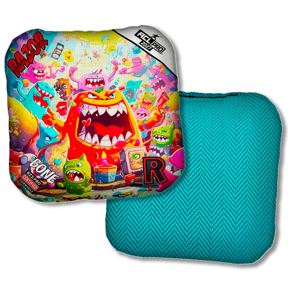 Bone PRO Monster Party Teal Back Product View