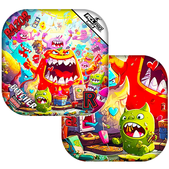 Butcher | Monster Party | ACL PRO Razor Cornhole Bags