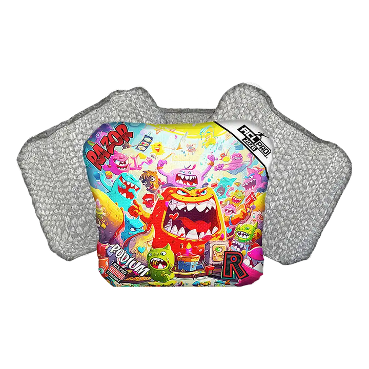 Podium | Monster Party | ACL PRO Razor Cornhole Bags