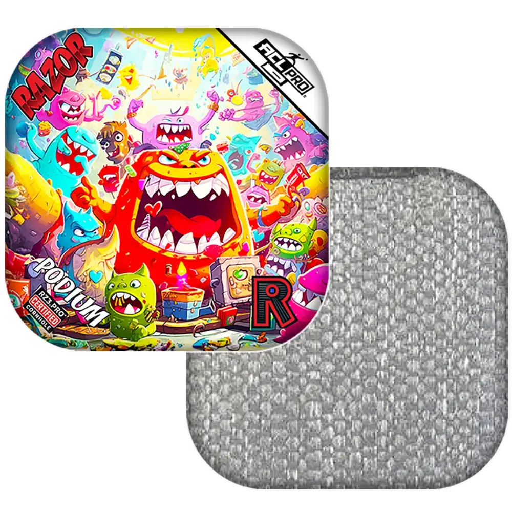 Podium | Monster Party | ACL PRO Razor Cornhole Bags