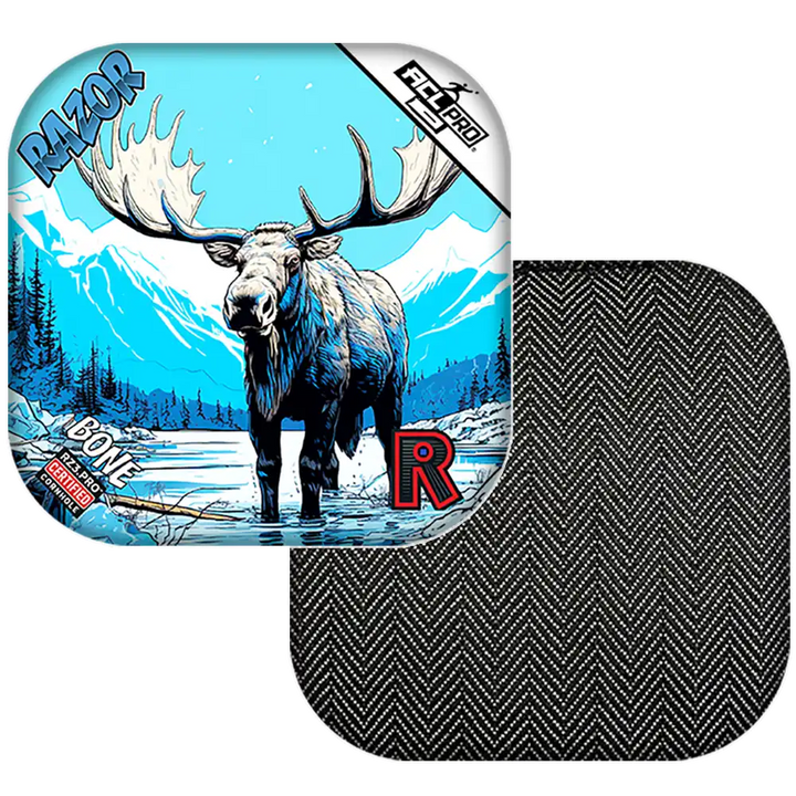 Bone | Alaskan Moose | ACL PRO Razor Cornhole Bags