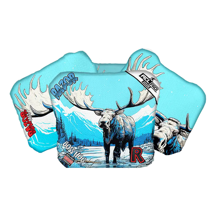 Boss Hog | Alaskan Moose | ACL PRO Razor Cornhole Bags