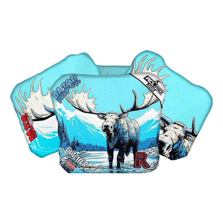 Butcher | Alaskan Moose | ACL PRO Razor Cornhole Bags