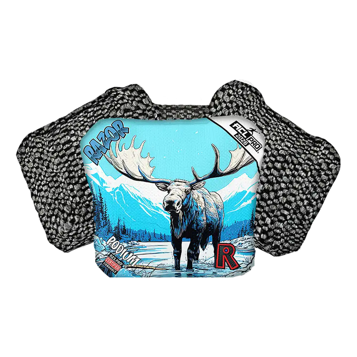 Podium | Alaskan Moose | ACL PRO Razor Cornhole Bags