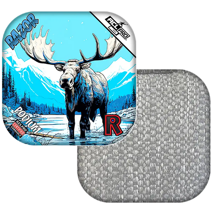 Podium | Alaskan Moose | ACL PRO Razor Cornhole Bags
