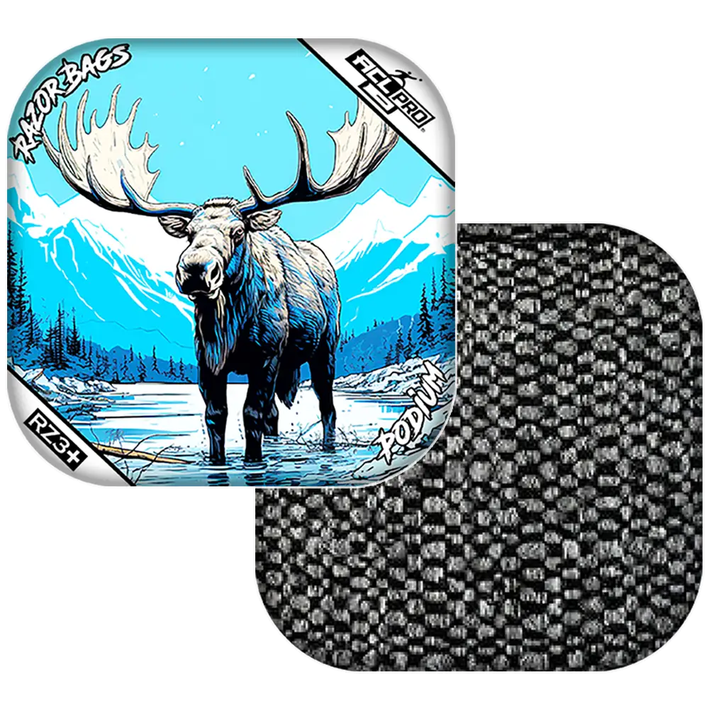 Podium | Alaskan Moose | ACL PRO Razor Cornhole Bags