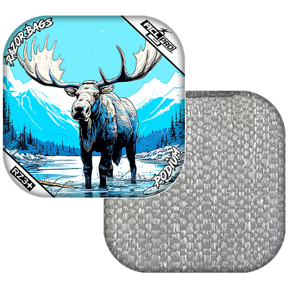 Podium | Alaskan Moose | ACL PRO Razor Cornhole Bags