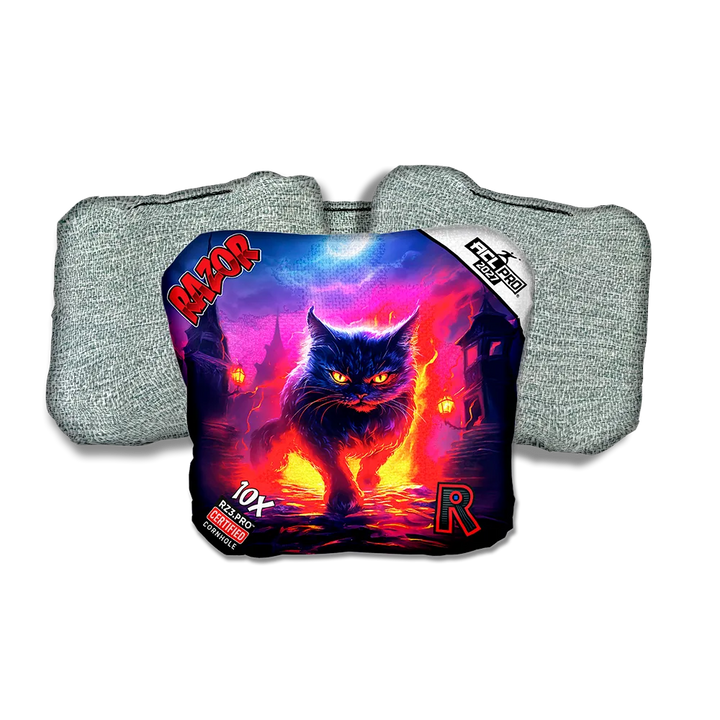10 X PRO Night Fall Light Back Cornhole Bags