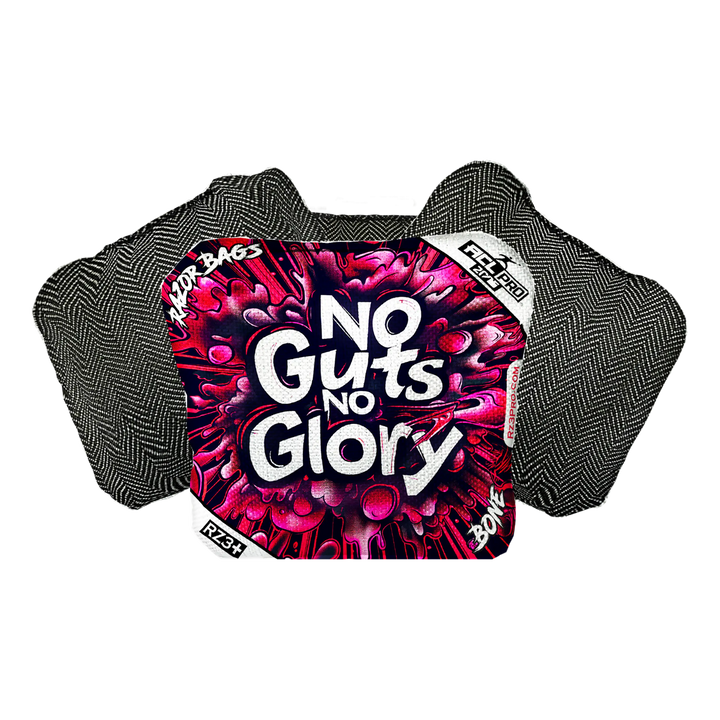 Bone | No Guts No Glory | ACL PRO Razor Cornhole Bags