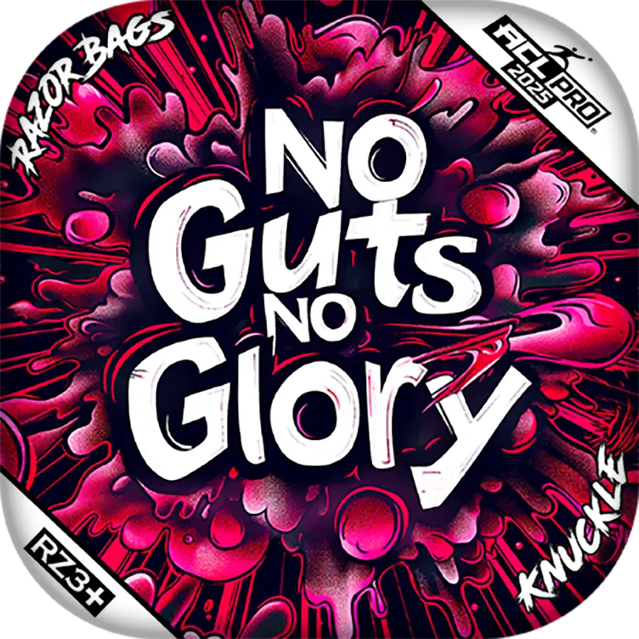 Knuckle | No Guts No Glory | ACL PRO Cornhole Bags by Razor Bags (Razor Cornhole)