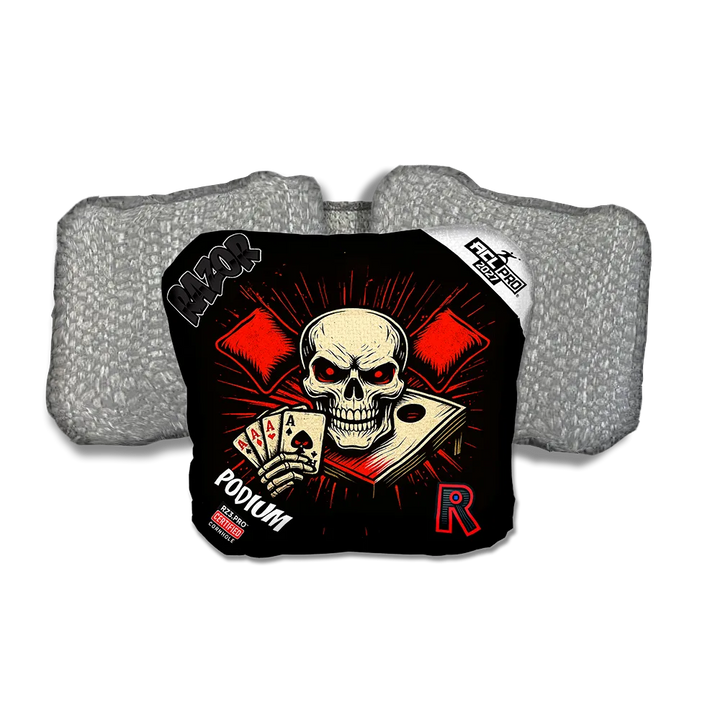 Podium PRO No Mercy Silver Back Cornhole Bags