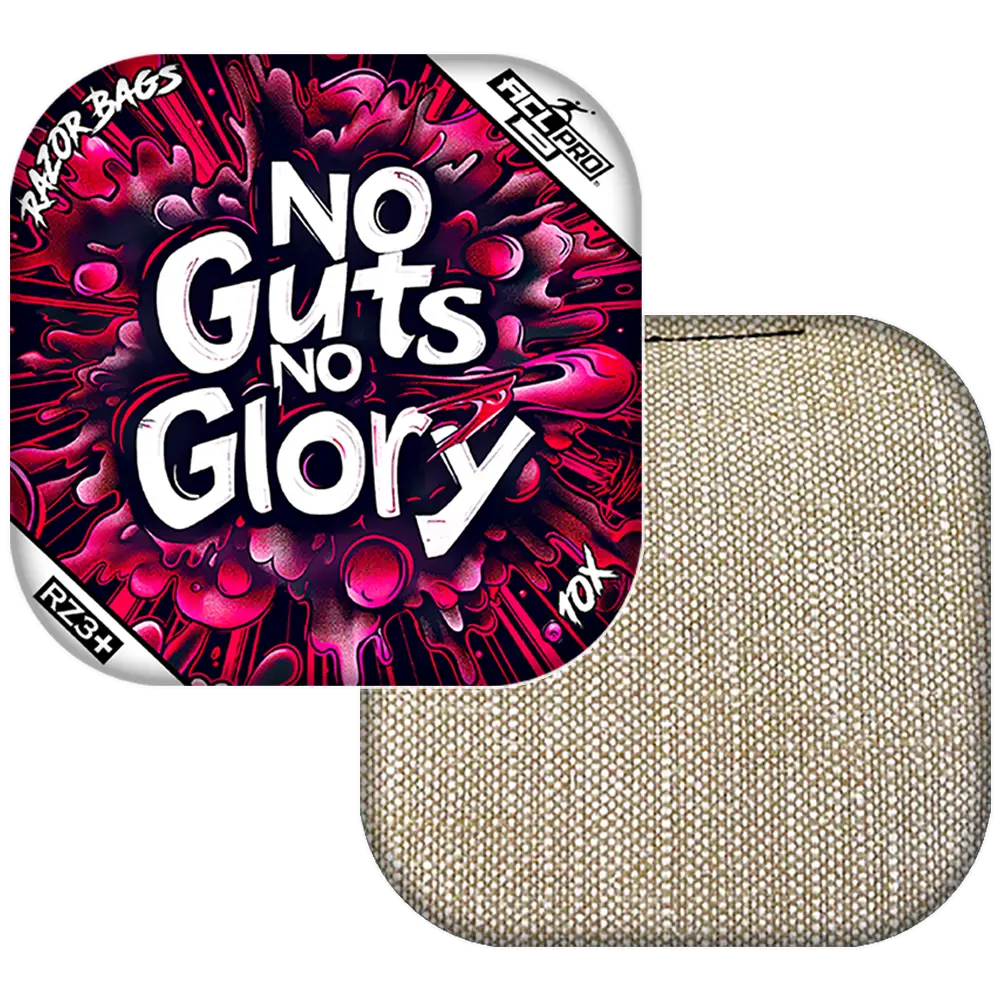 10X | No Guts No Glory | ACL PRO Razor Cornhole Bags