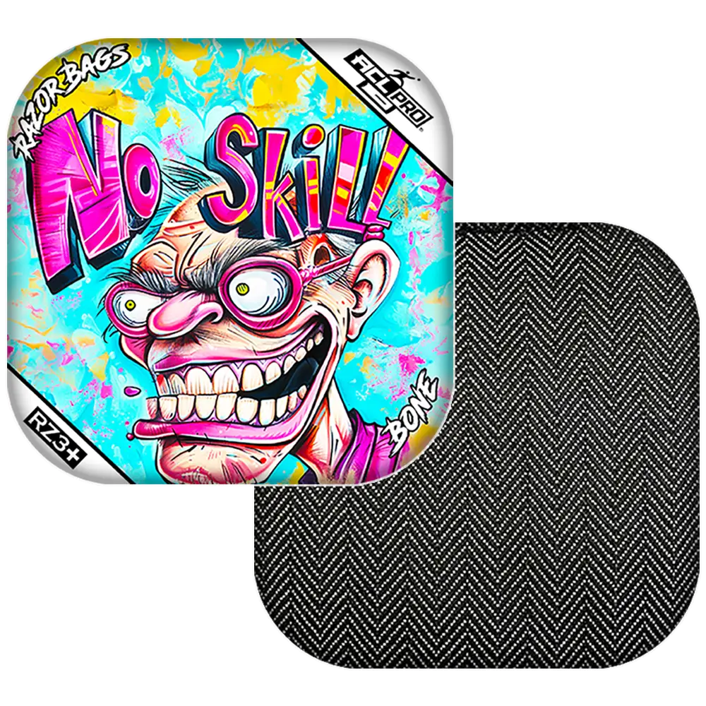 Bone | No Skill | ACL PRO Razor Cornhole Bags
