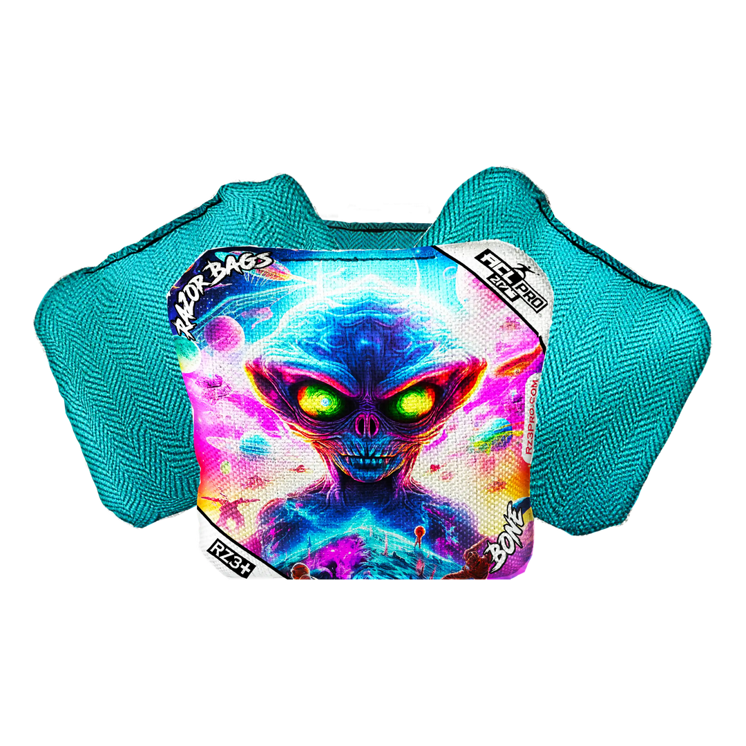Bone | Alien Not Alone 2 | ACL PRO Razor Cornhole Bags