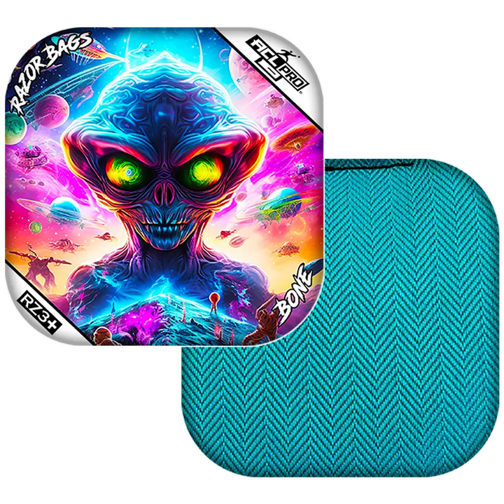 Bone | Alien Not Alone 2 | ACL PRO Razor Cornhole Bags