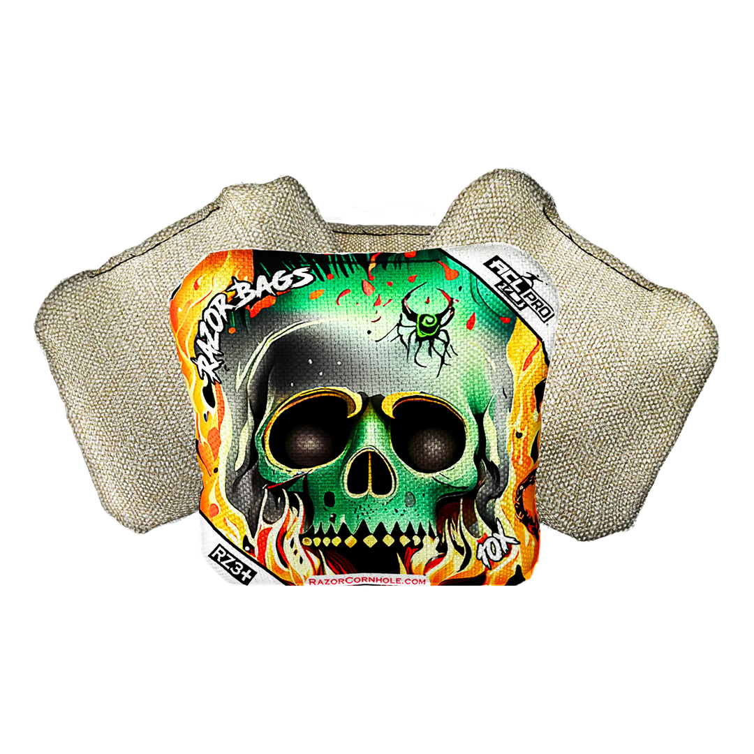 10X | Nuclear Skull | ACL PRO Razor Cornhole Bags