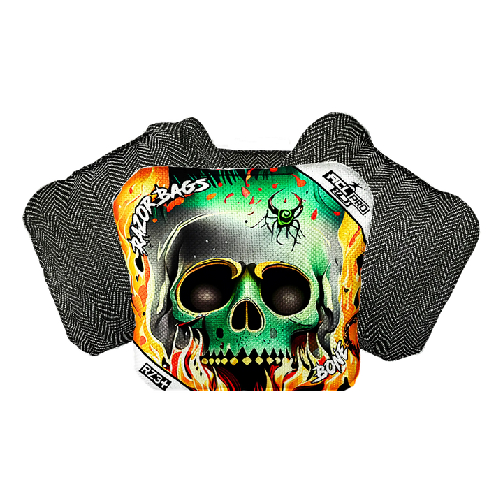 Bone | Nuclear Skull | ACL PRO Razor Cornhole Bags