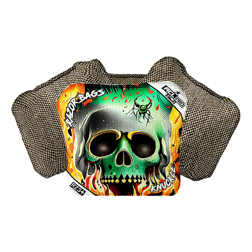 Knuckle | Nuclear Skull | ACL PRO Razor Cornhole Bags