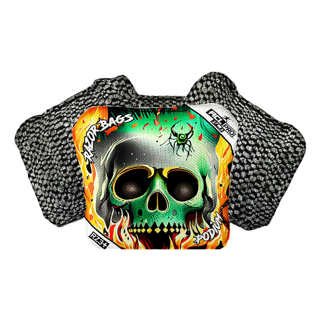 Podium | Nuclear Skull | ACL PRO Razor Cornhole Bags