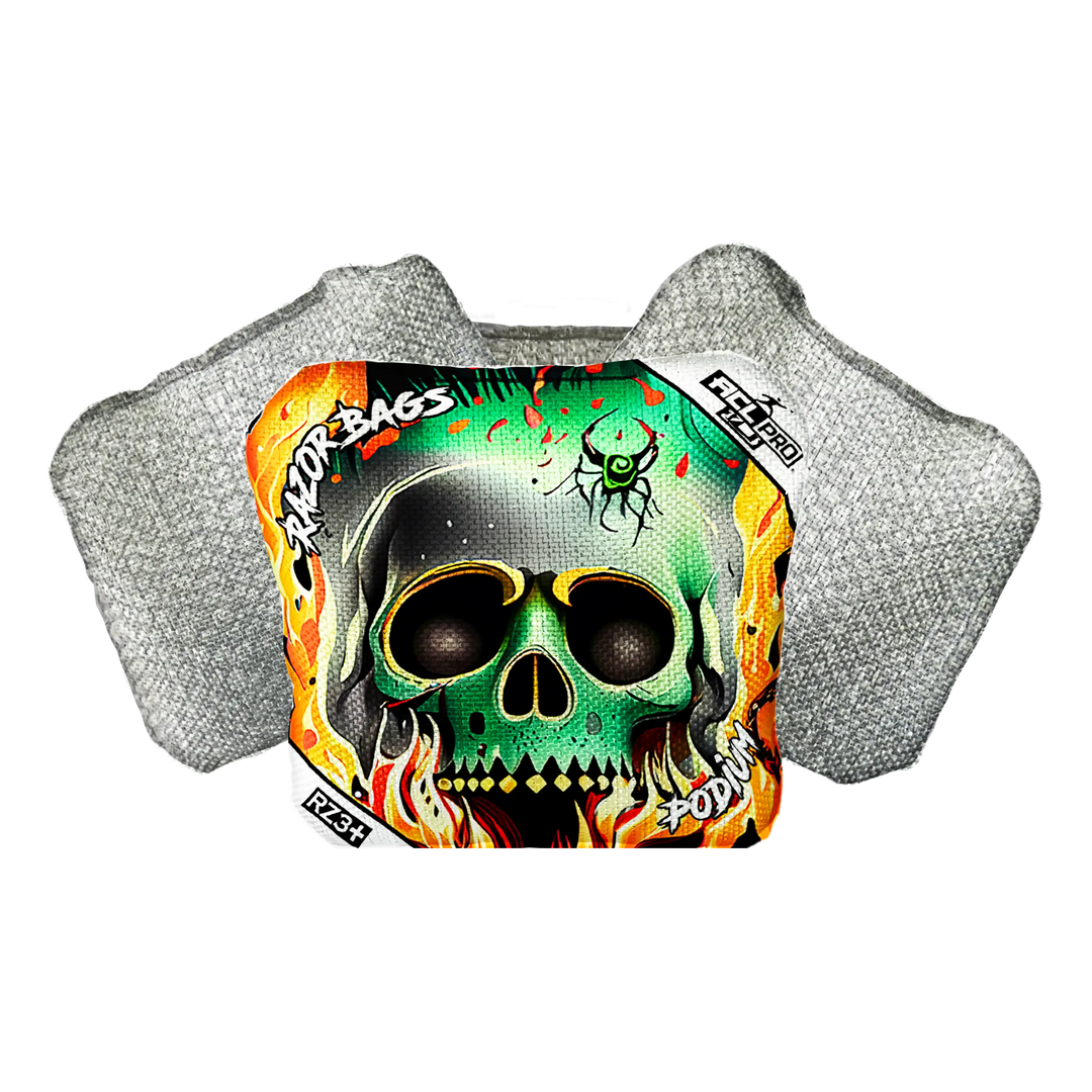 Podium | Nuclear Skull | ACL PRO Razor Cornhole Bags