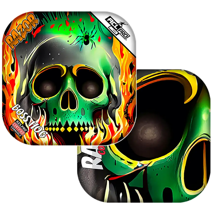 Boss Hog | Nuclear Skull | ACL PRO Razor Cornhole Bags