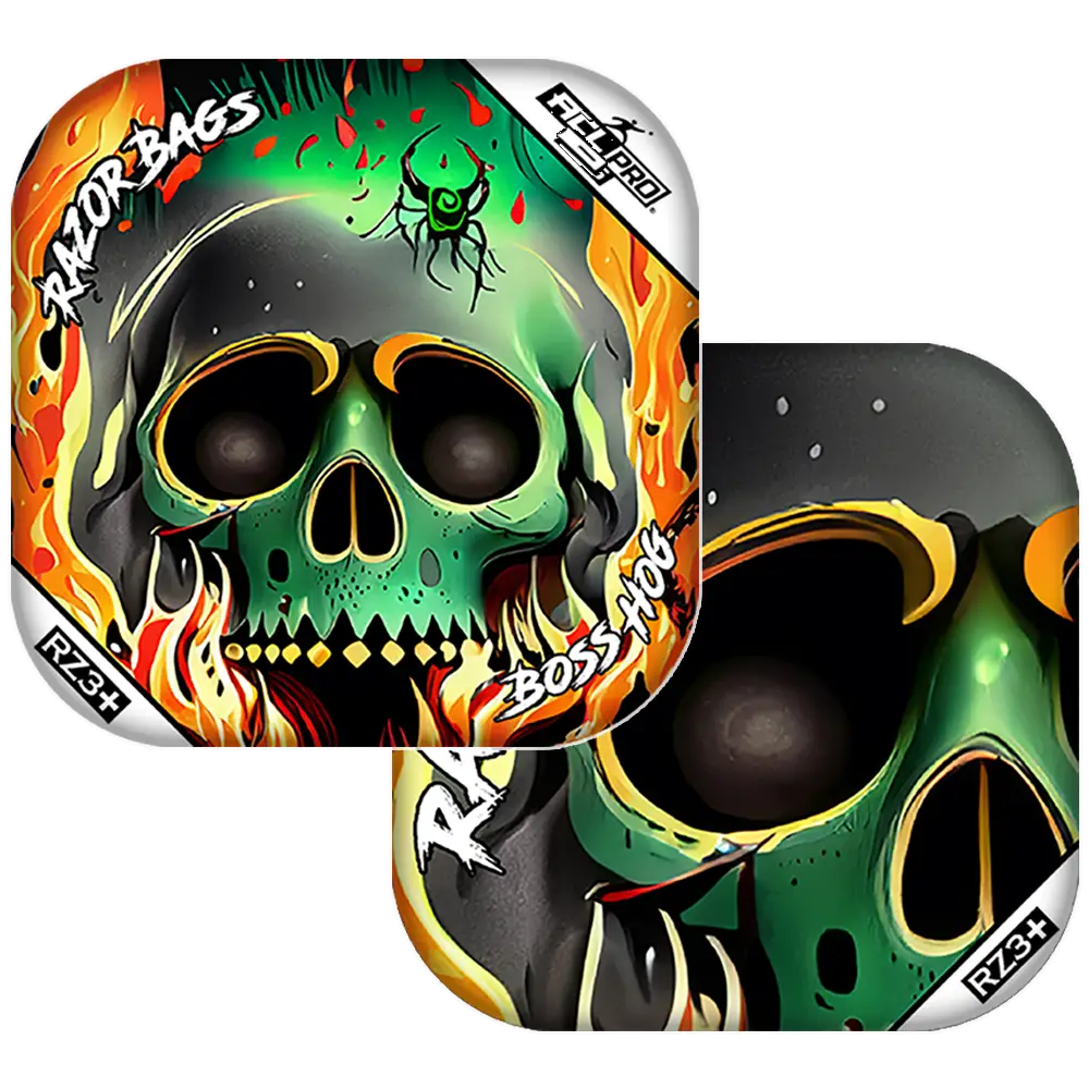 Boss Hog PRO | Nuclear Skull | Razor ACL Cornhole Bags