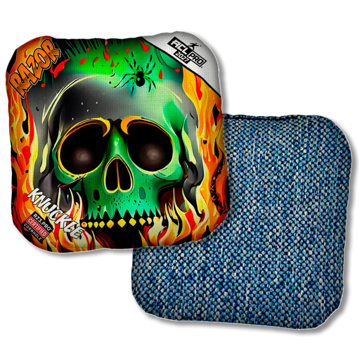Knuckle PRO Nuclear Skull Blue Back Product View