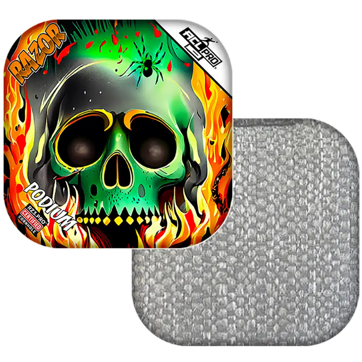 Podium | Nuclear Skull | ACL PRO Razor Cornhole Bags