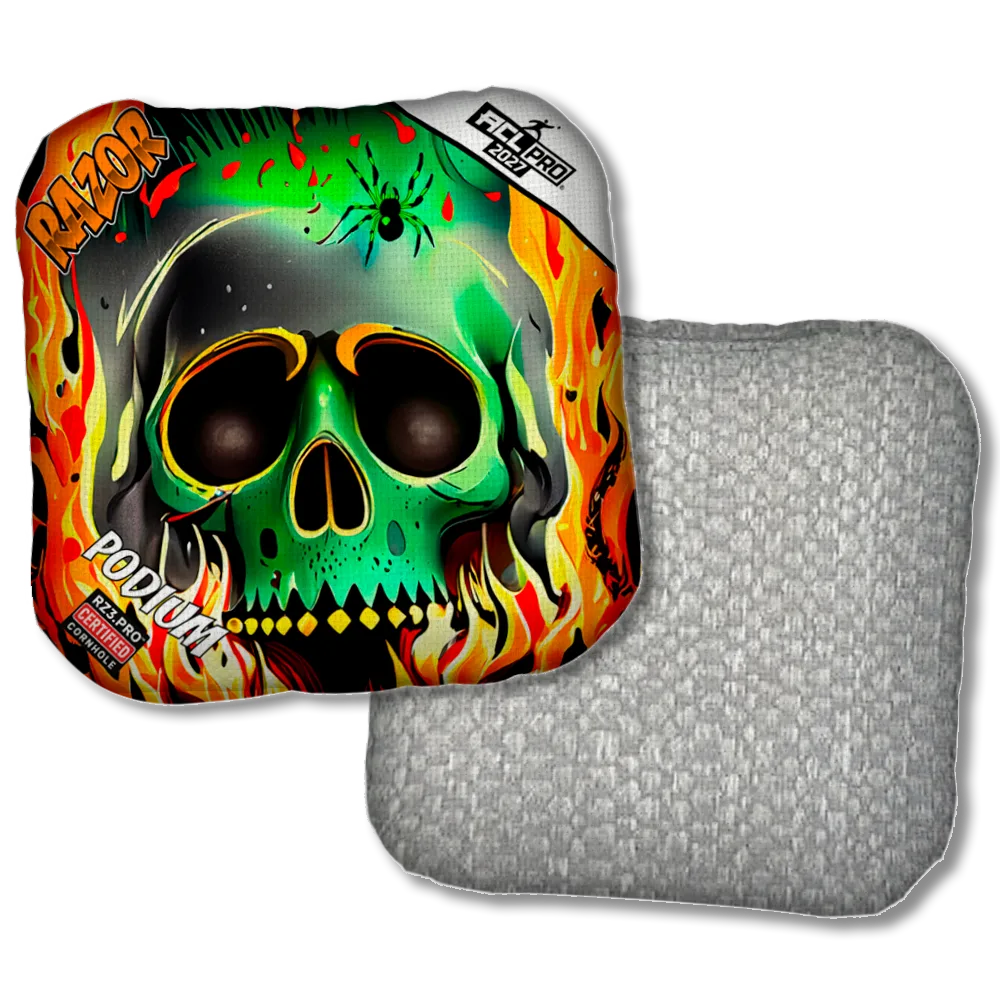 Podium PRO Nuclear Skull Silver Back Product View