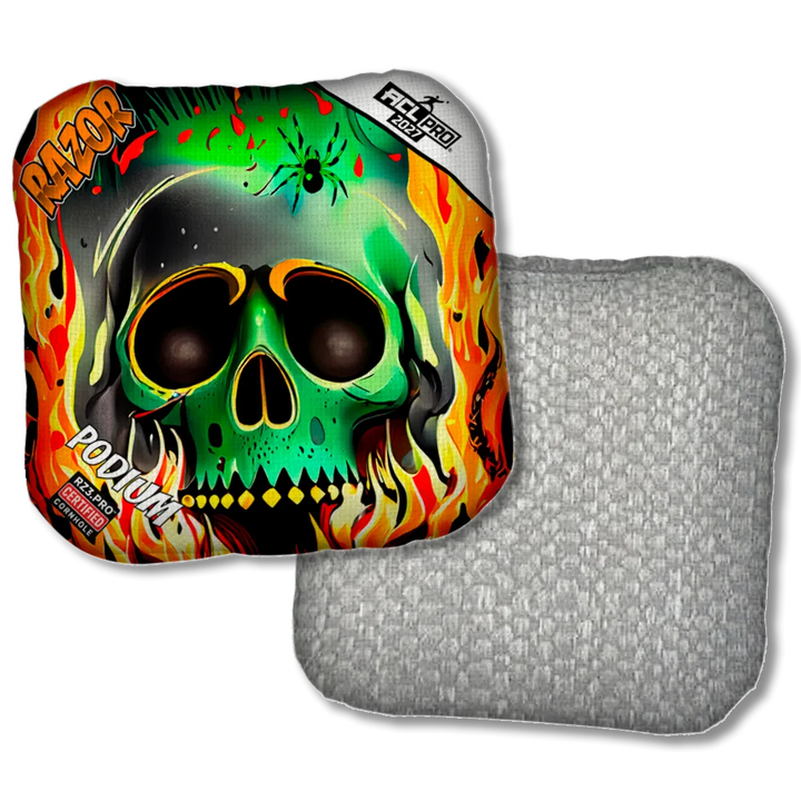 Podium PRO Nuclear Skull Silver Back Product View