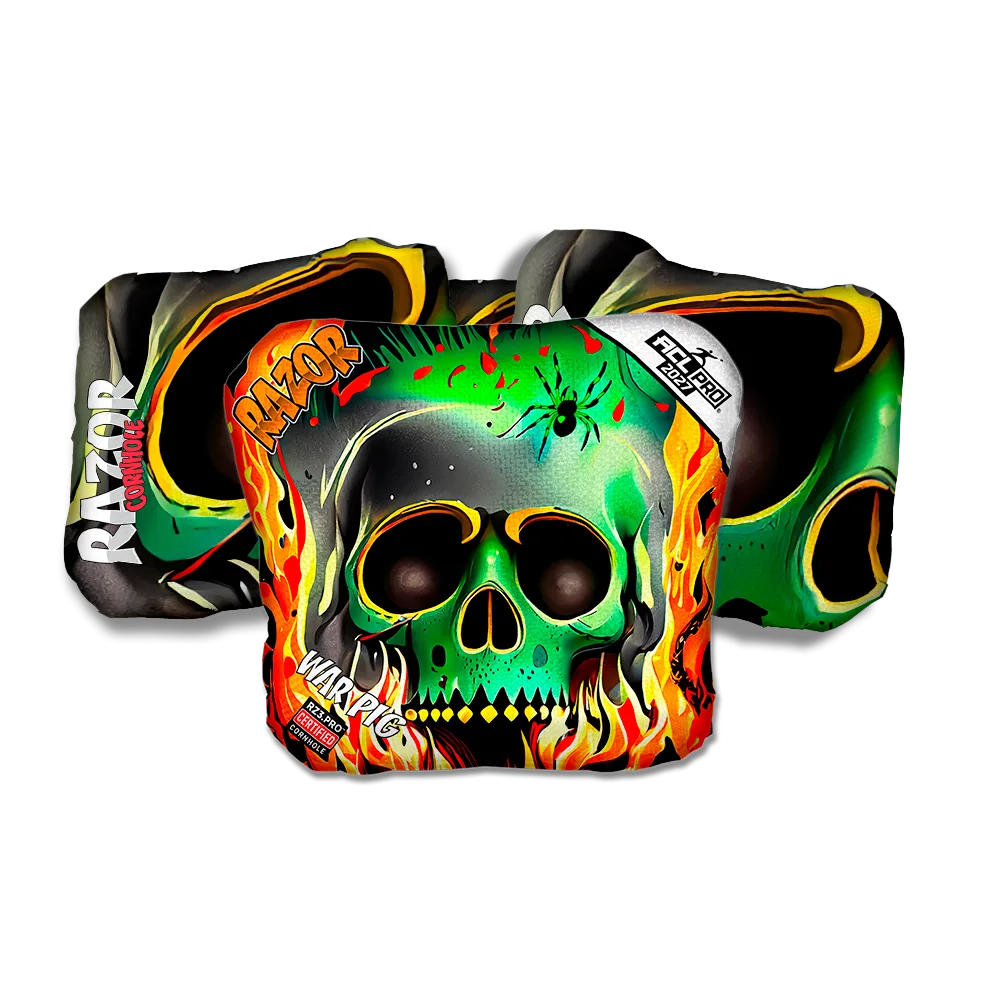 War Pig PRO Nuclear Skull Cornhole Bags
