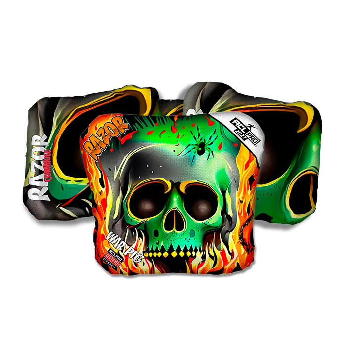 War Pig PRO Nuclear Skull Cornhole Bags