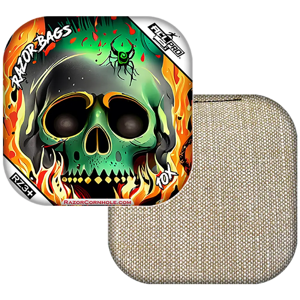 10X | Nuclear Skull | ACL PRO Razor Cornhole Bags