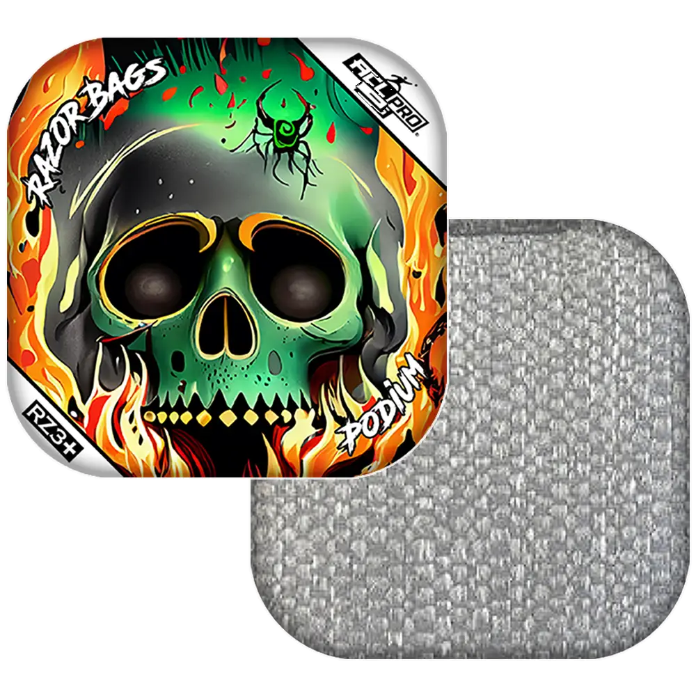 Podium | Nuclear Skull | ACL PRO Razor Cornhole Bags
