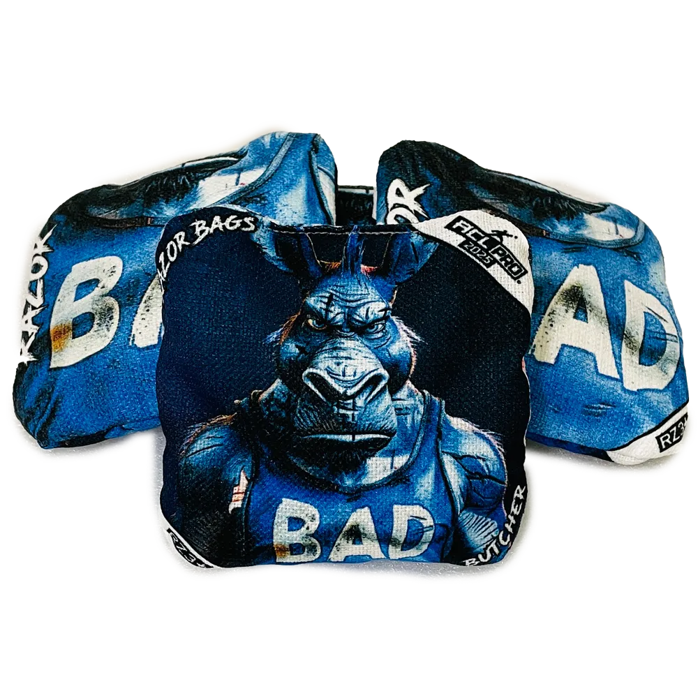 Old Bad Ass-Butcher- Series Razor-Cornhole-Bags ACL Pro