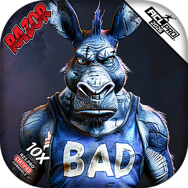 10X PRO | Old Bad Ass | ACL PRO Razor Cornhole Bags