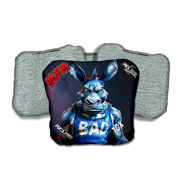 10 X PRO Old Bad Ass Light Back Cornhole Bags