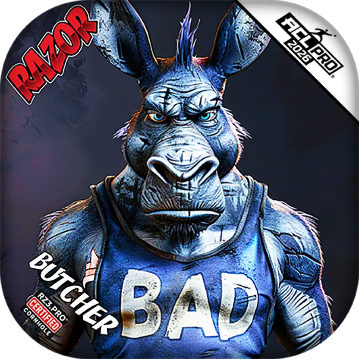 Butcher | Old Bad Ass | ACL PRO Razor Cornhole Bags