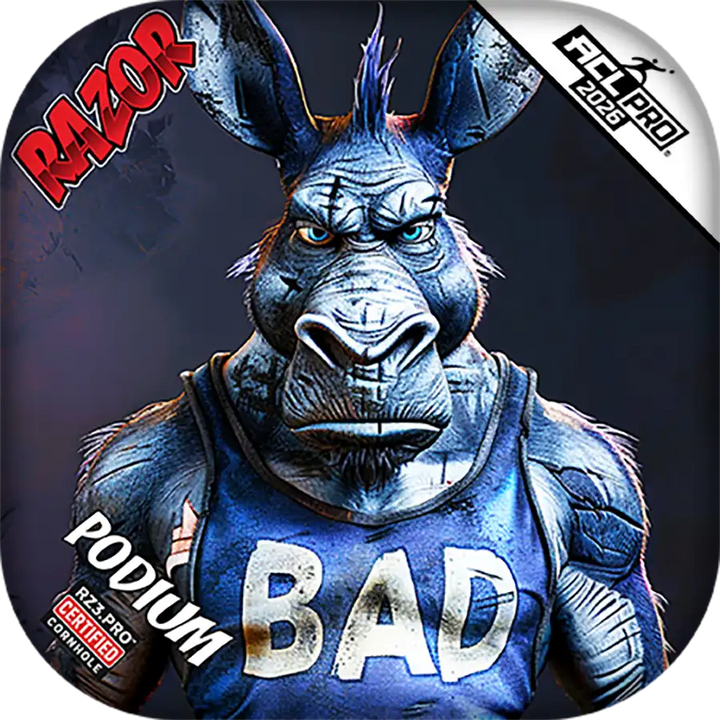 Podium | Old Bad Ass | ACL PRO Razor Cornhole Bags